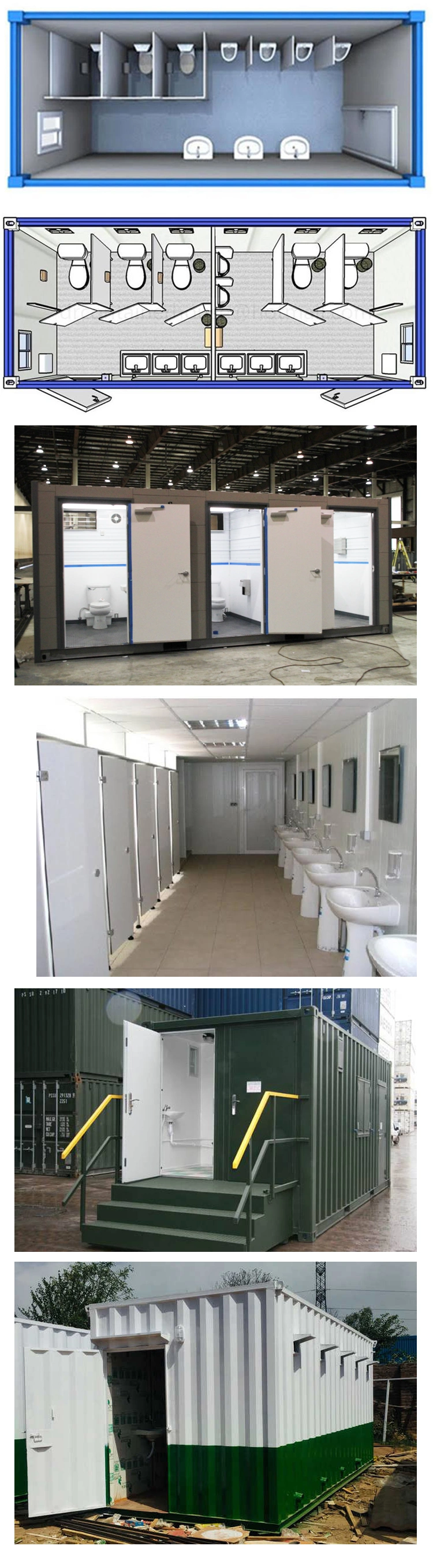 Luxury Algeria Outdoor Mobile/Portable Toilet for Marathon Sports Events