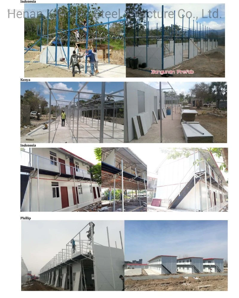 2 Story K Mobile Prefab House Building Dormitory