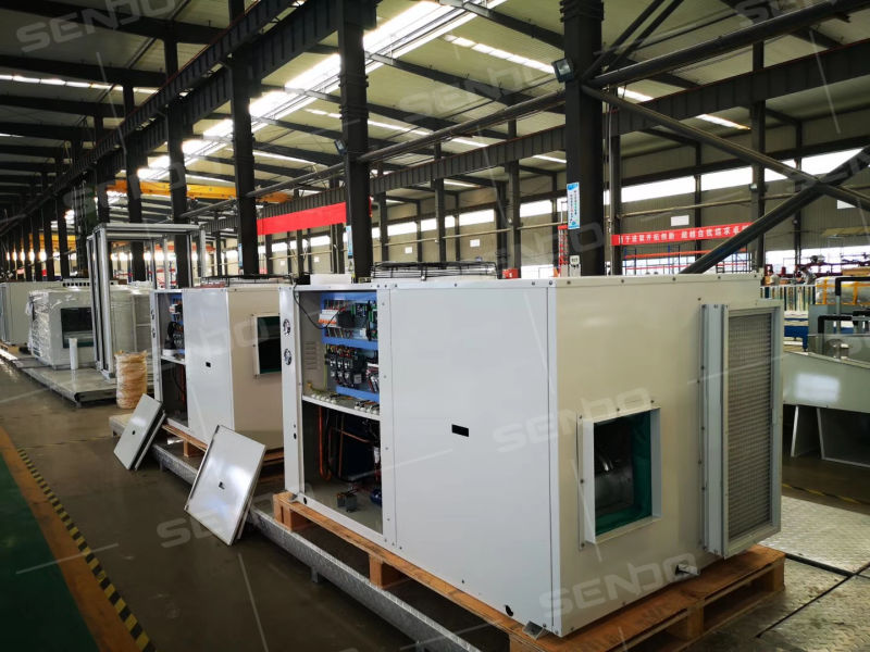 R410A Industrial Air-Cooled Rooftop Packaged Unit Eh Electric Heater