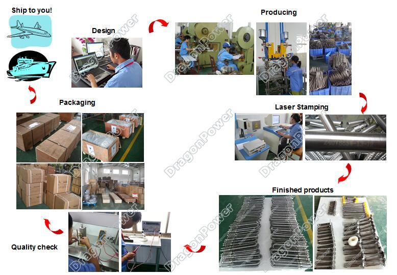U Type Heater Industrial Electric Tubular Heaters Finned Air Heater with Cooling Fins