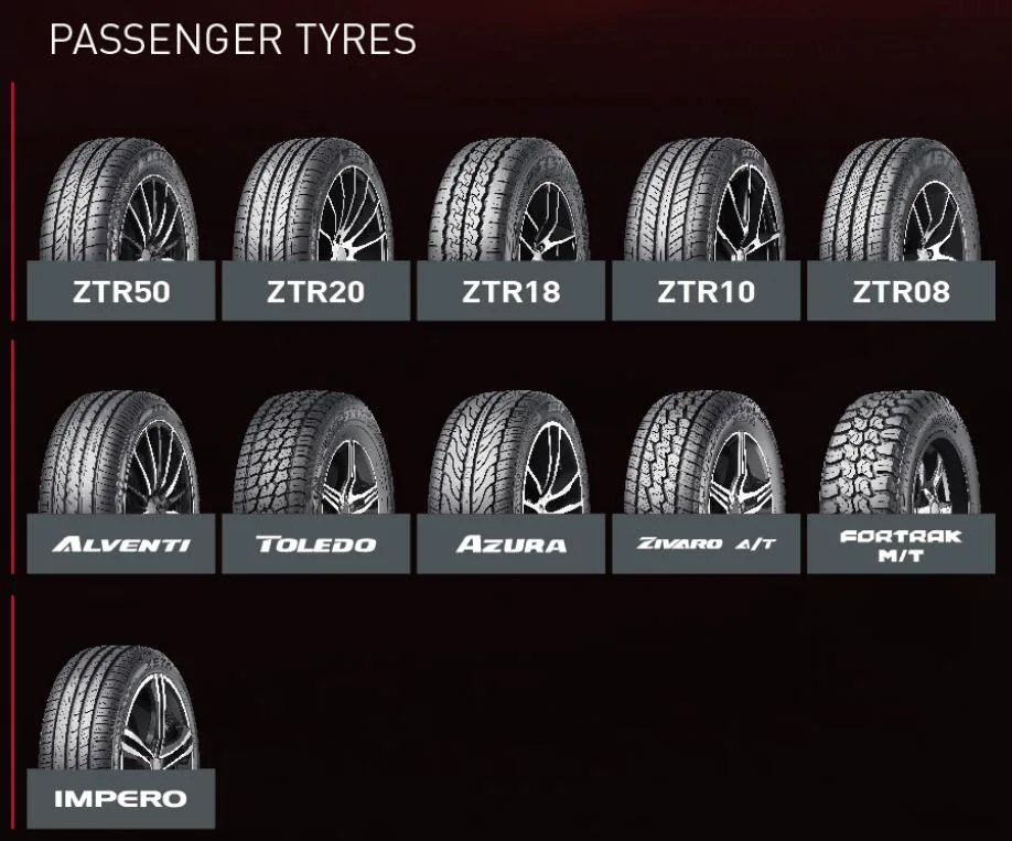 Chinese Supplier Tyre Manufacture Car Tires with Toughness and Explosion Proof