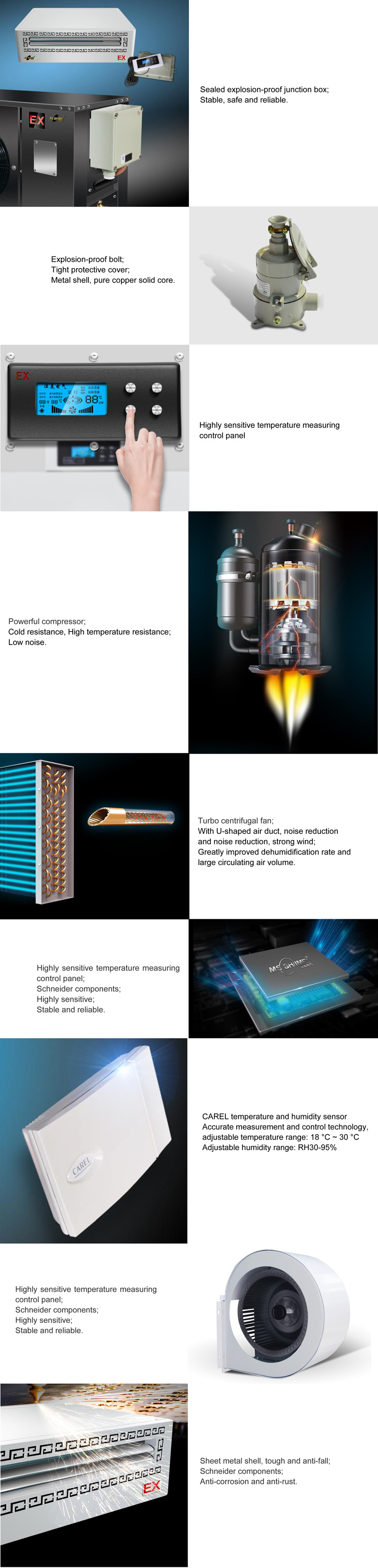 Low Price Explosion Proof Air Conditioner Built Specially for Oil Rigs Chemical Industry