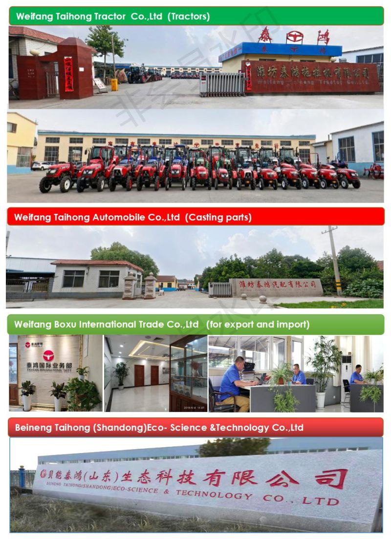 China Factory Supply 50HP 4WD Factory Price Walking Tractor Agriculture Farm Tractors