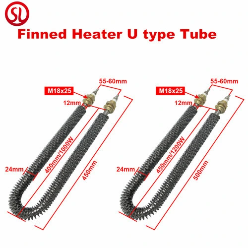 Stainless Steel Electric Heater Finned Air Heater Industrial Tubular Heating Element