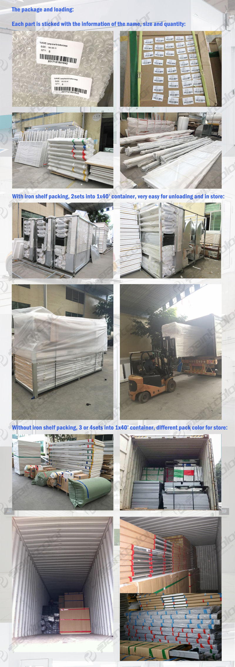 Infrared Baking Paint Booth with Endothermic Panels Heaters in Spray Booth