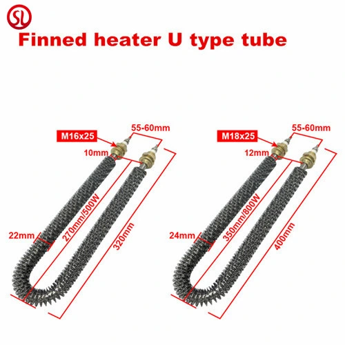 Stainless Steel Electric Heater Finned Air Heater Industrial Tubular Heating Element