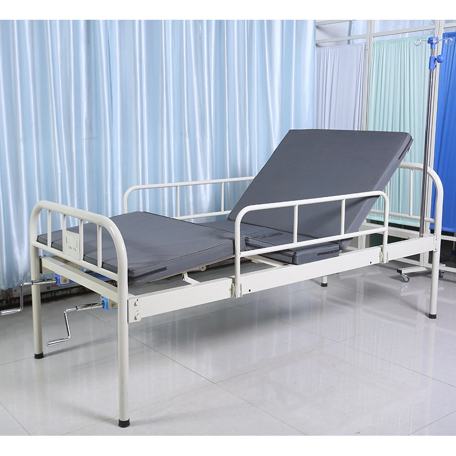 Manual Double Crank Hospital Bed Manual Two Function Hospital Bed