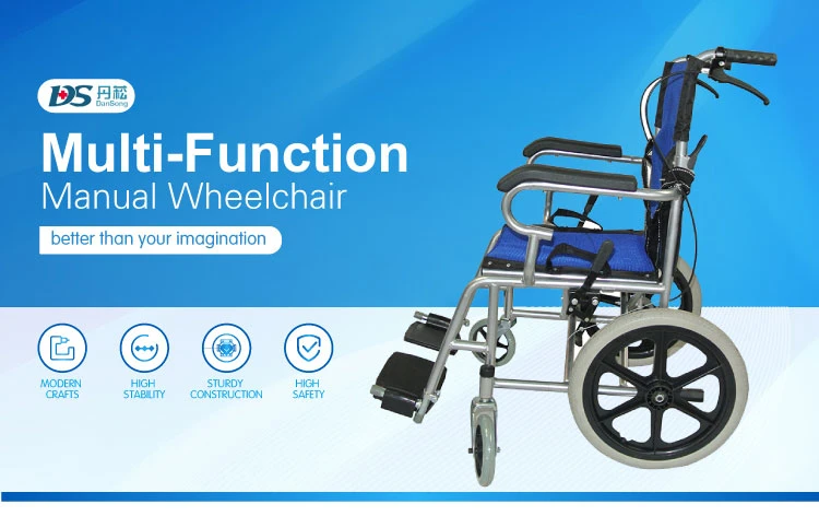 Wholesale Popular Hospital Furniture Steel Manual Foldable Wheelchair