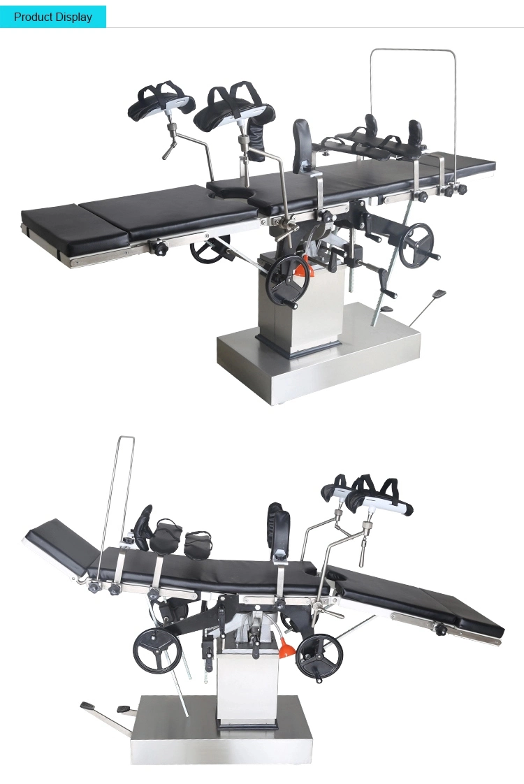 CE ISO Approved Hospital Electric Hydraulic Surgical Operation Room Operating Table Manual Operating Bed Cheap Price