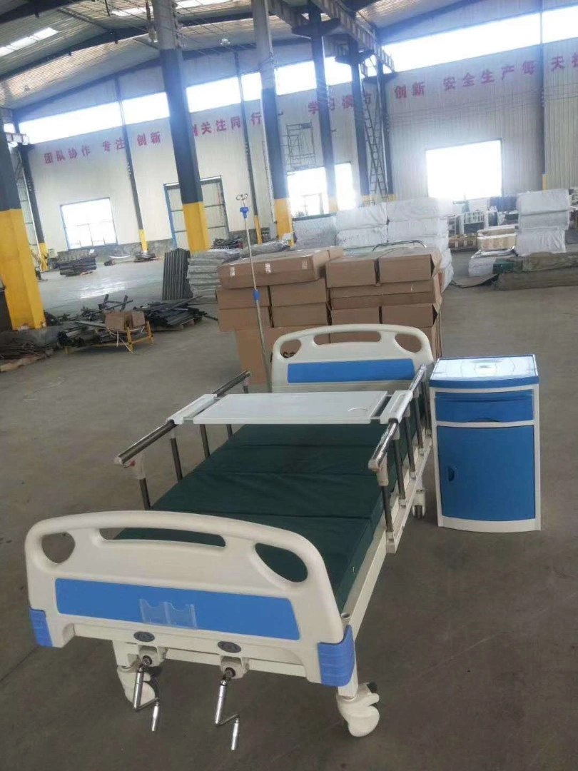 Medical Manual Two Functions Hospital Bed High Quality