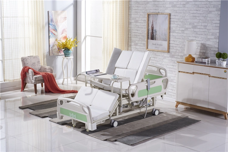 Popular Home Like Design Multi Functional Patient Medical Clinic Electric Hospital Bed for Nursing Home