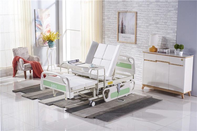 Popular Home Like Design Multi Functional Patient Medical Clinic Electric Hospital Bed for Nursing Home