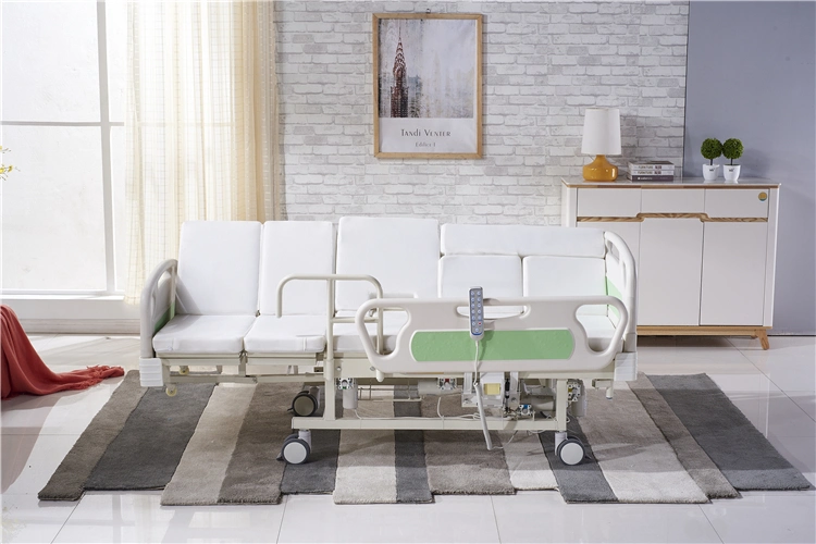 Popular Home Like Design Multi Functional Patient Medical Clinic Electric Hospital Bed for Nursing Home