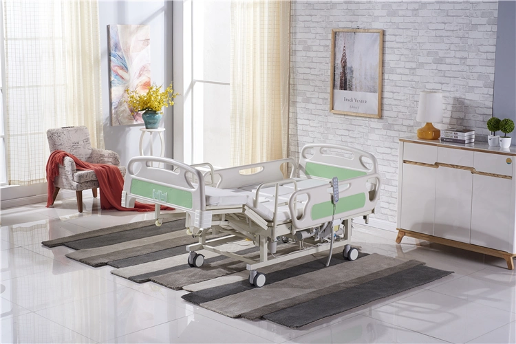 Popular Home Like Design Multi Functional Patient Medical Clinic Electric Hospital Bed for Nursing Home