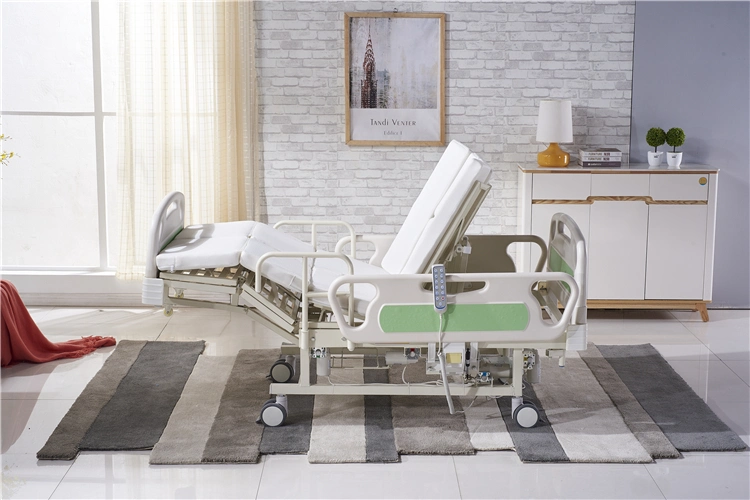 Popular Home Like Design Multi Functional Patient Medical Clinic Electric Hospital Bed for Nursing Home