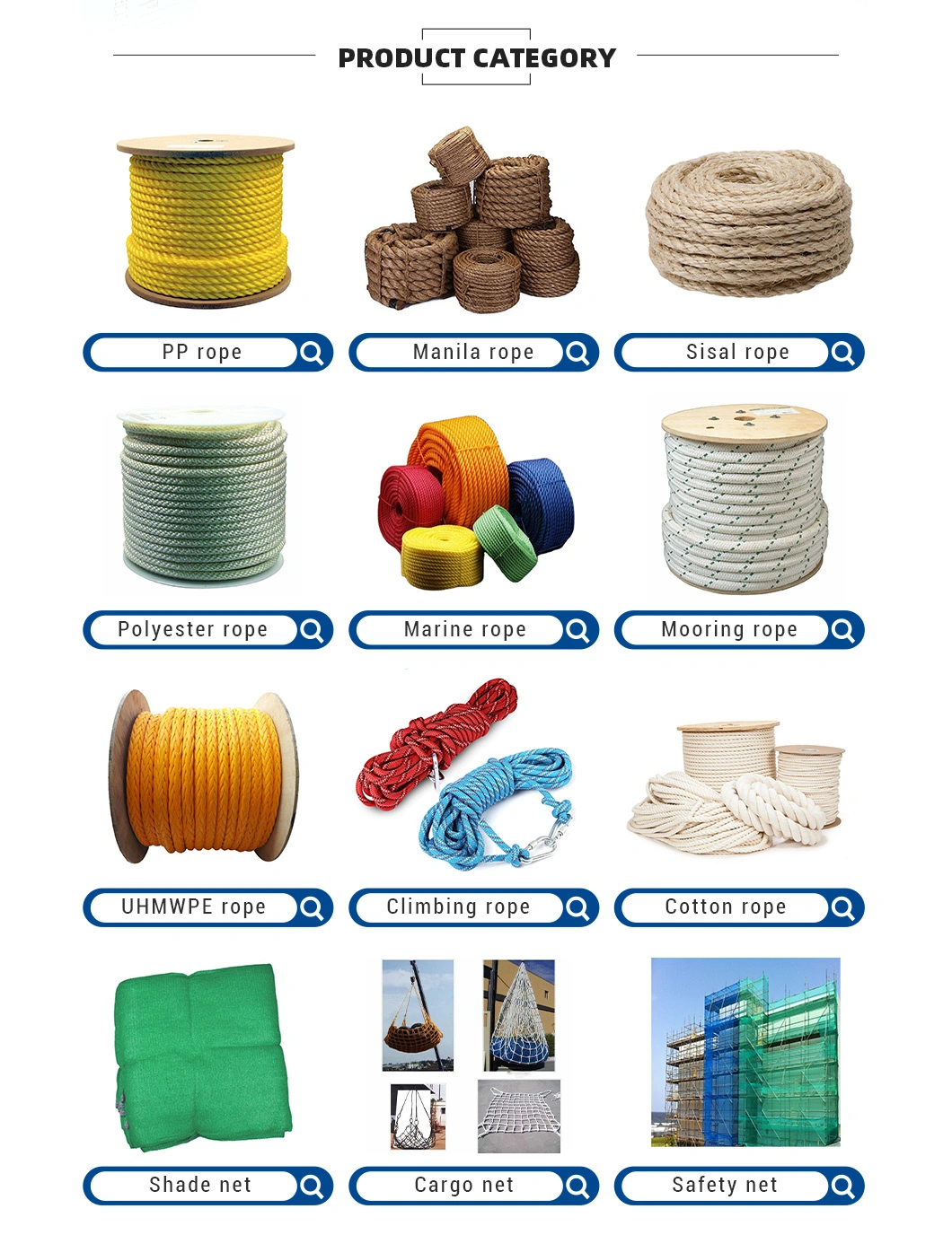 Professional Manufacturers PP Multifilament Yarn for Rope