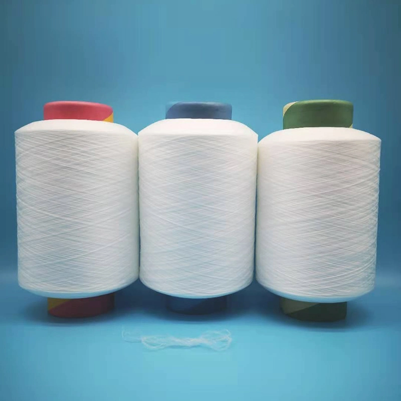 Black White Rayon Dyed Polyester Filament DTY Yarn Texture Yarn 200d/64f Yarn DTY for Thread