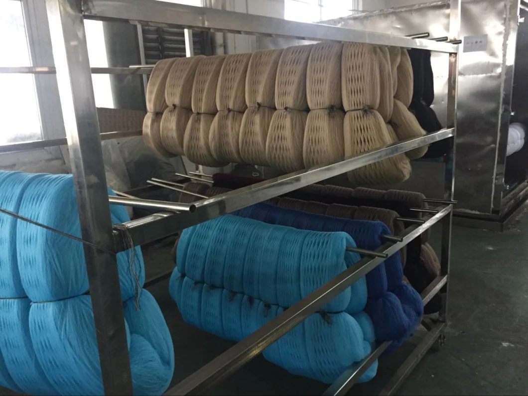 High Elastic Polyester Yarn Dope Dyed Polyester Yarn Copy of Nylon Yarn for Socks and Elastic