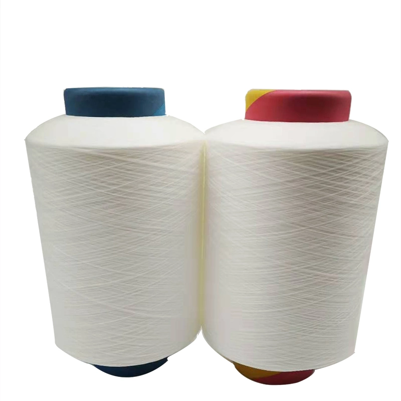 Black White Rayon Dyed Polyester Filament DTY Yarn Texture Yarn 200d/64f Yarn DTY for Thread