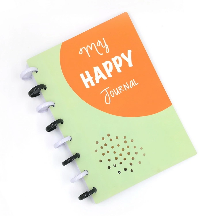 Cmyk Printing Coloring Disc Notebook, Different Designs DIY Coloring Notebook