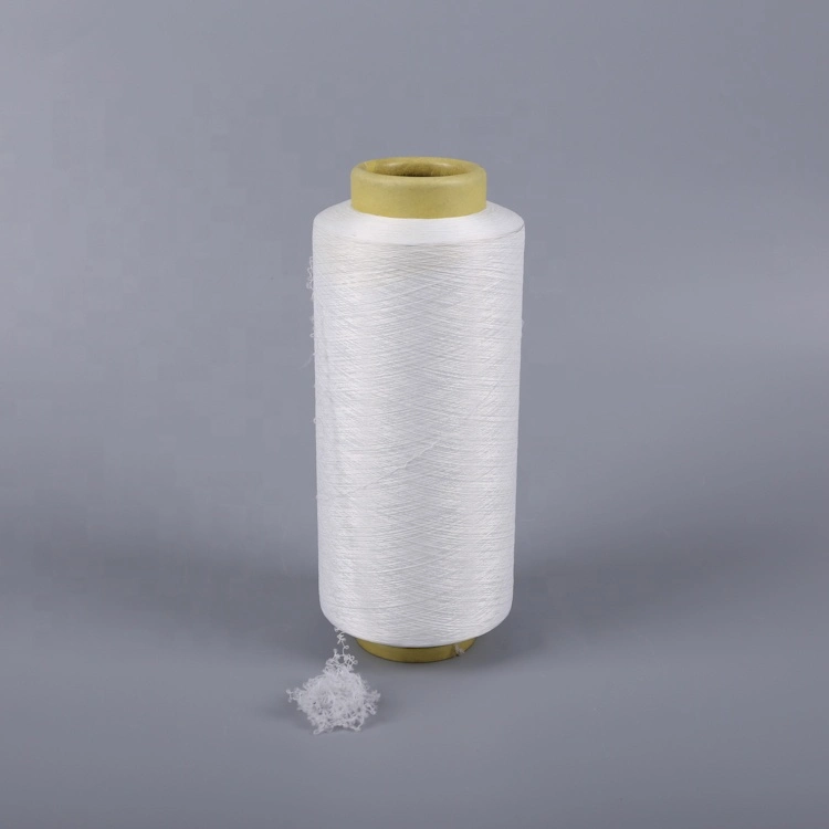 White Acy Scy Spandex Yarn Polyester Yarn Acy Spandex Covered Yarn