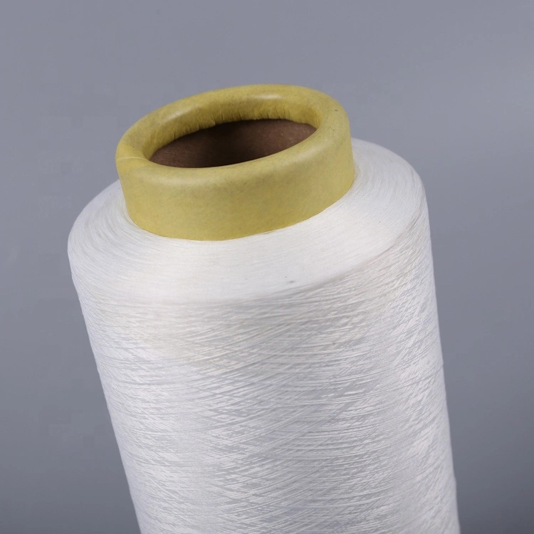 White Acy Scy Spandex Yarn Polyester Yarn Acy Spandex Covered Yarn