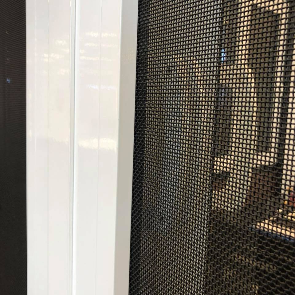 Environmentally Friendly AISI 304 316 Black Epoxy Coated Security Door Mesh