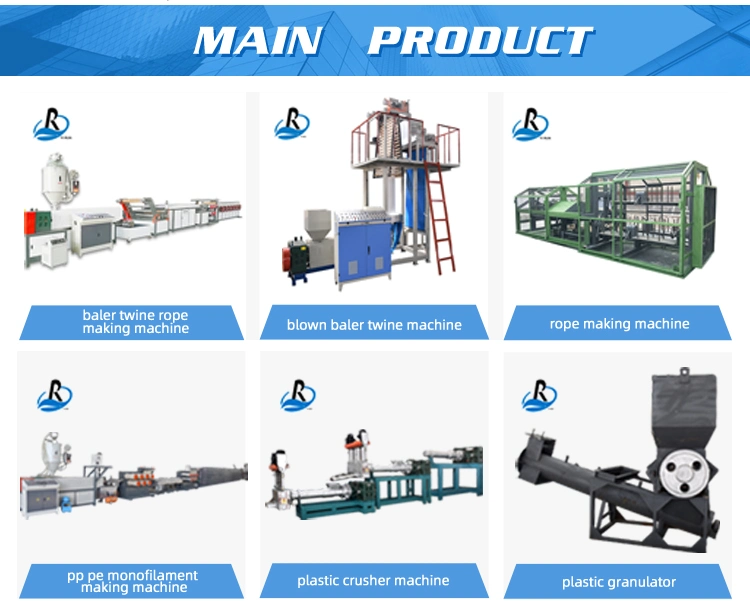 PP Reinforcing Fibers Production Line PP Monofilament Yarn Extruder