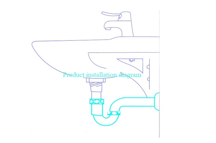 Brass Flare Hook P-Trap