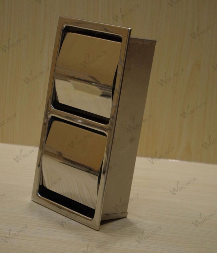 Hotel Bathroom Stainless Steel Toilet Paper Holder Tissue Dispenser