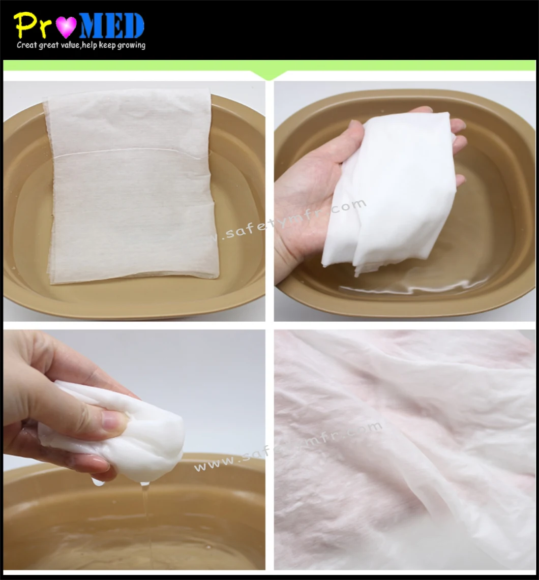 Single OPP bag packed Soft Wood Pulp Paper Absorb/Absorbent Spunlace Nonwoven disposable towel