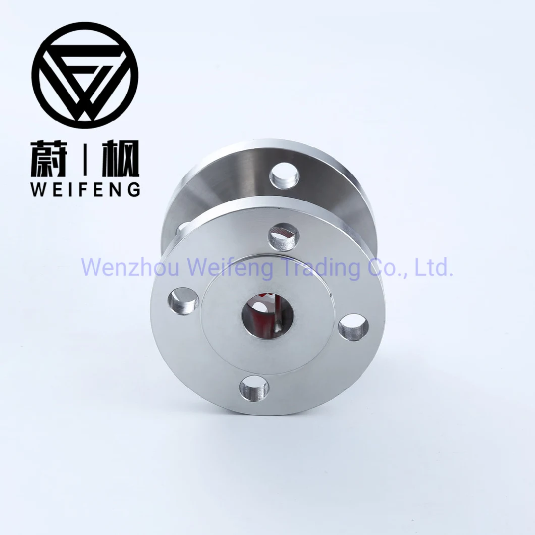 Flange End Water/ Oil Flow Observer with Impeller Full View Sight Glass