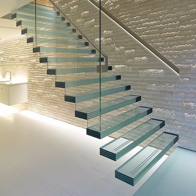 Modern Stainless Steel Curved Stair / Circular Staircases