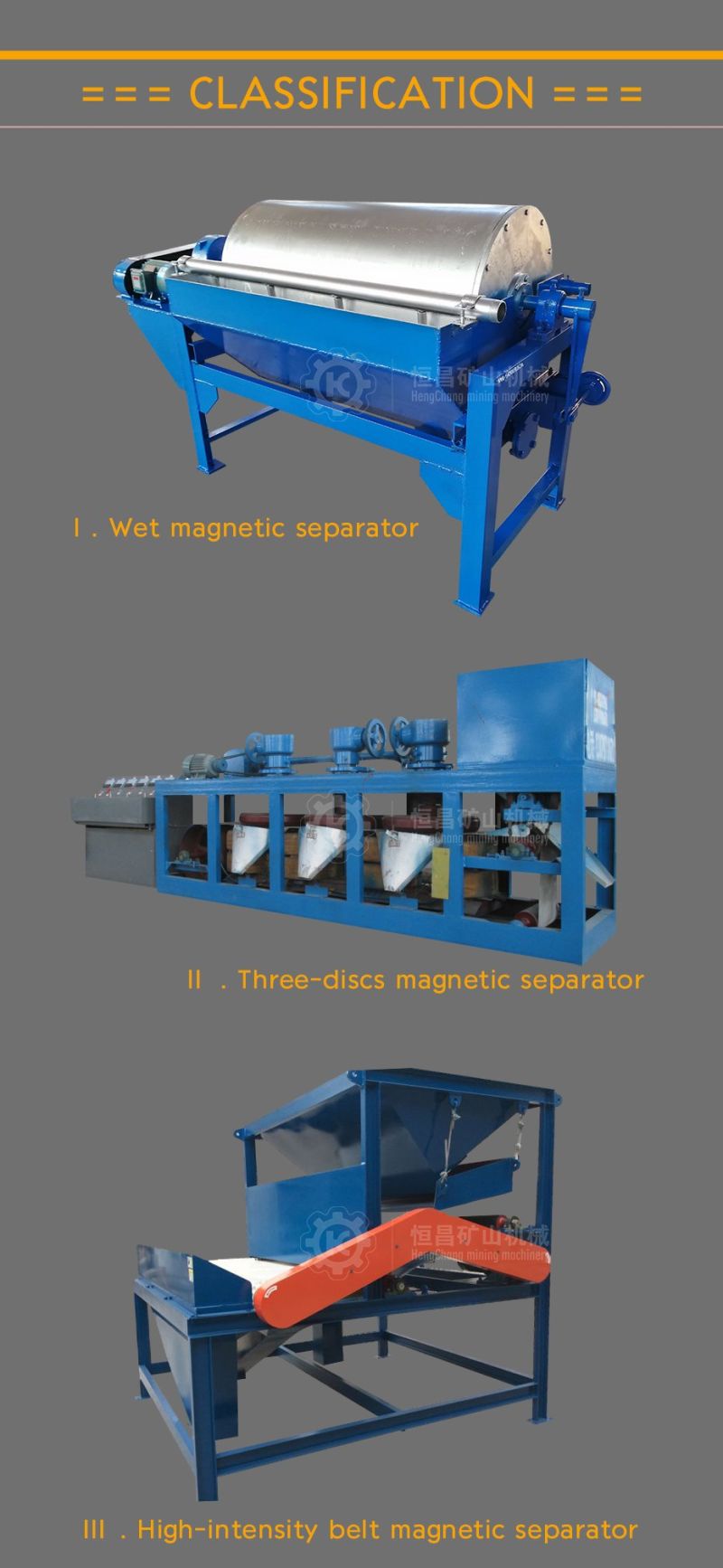 China Mining Magnetic Separator, Drum Type Magnetic Separation