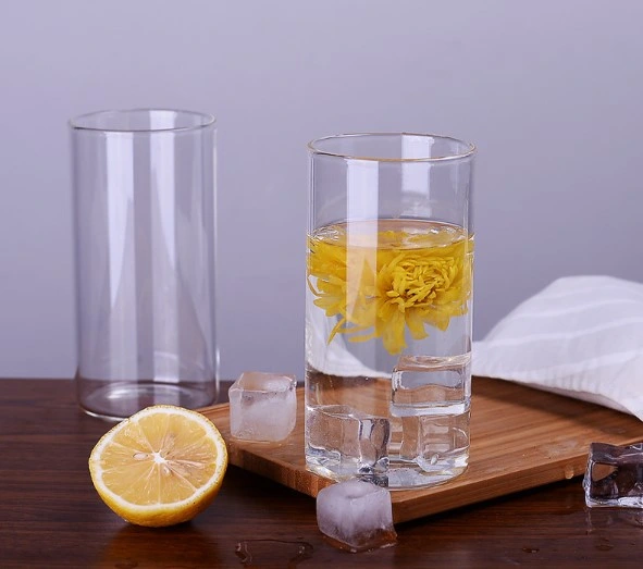 High Temperature Resistant Transparent Glass Juice Glass, Breakfast Milk Glass