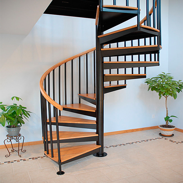 Modern Stainless Steel Curved Stair / Circular Staircases