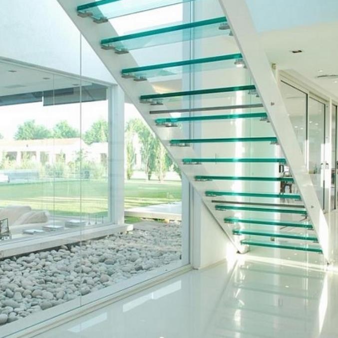 Modern Stainless Steel Curved Stair / Circular Staircases