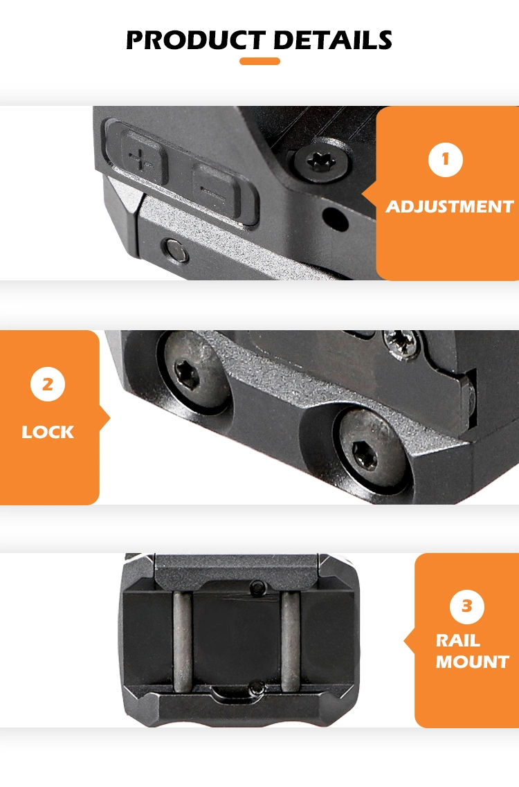 Glock 17 19 Pistol Red DOT Open Reflex Sight Scope