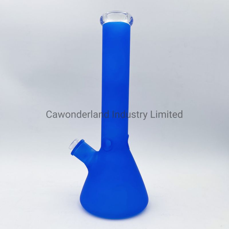 Wholesale 35cm 7mm Thickness Colorful Glass Smoking Water Pipe