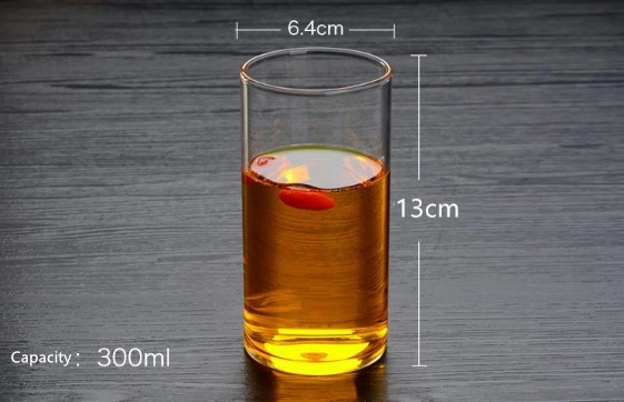 High Temperature Resistant Transparent Glass Juice Glass, Breakfast Milk Glass