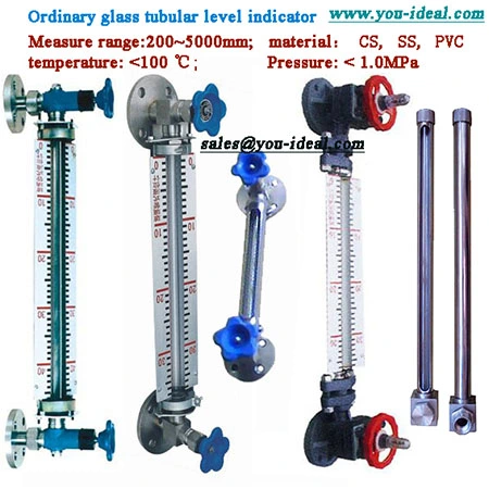 Glass Tubular Level Indicator Lighting Lampr Sight Glass Tube Boiler Water Level Gauge