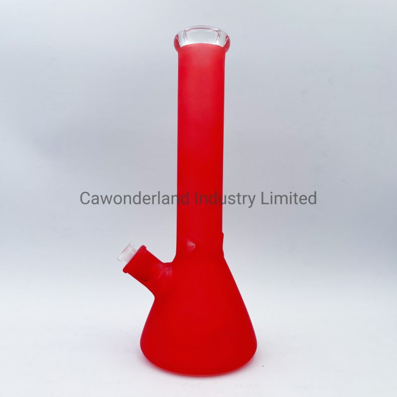 Wholesale 35cm 7mm Thickness Colorful Glass Smoking Water Pipe