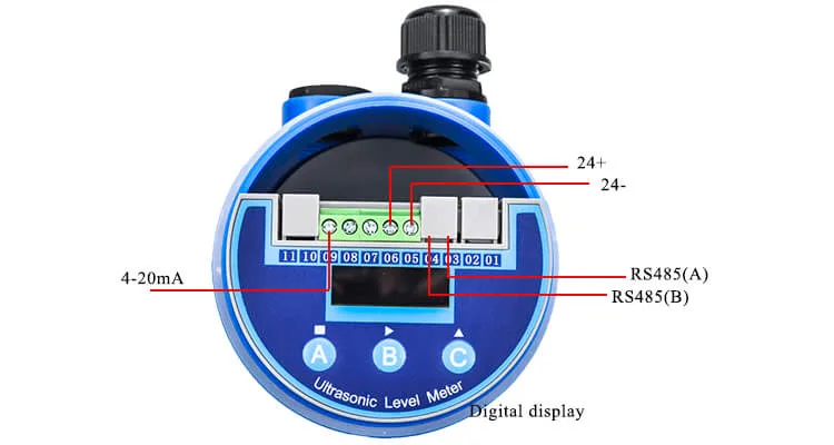 Non-Contact Long Distance Ultrasonic Water Level Sensor Waste Detector