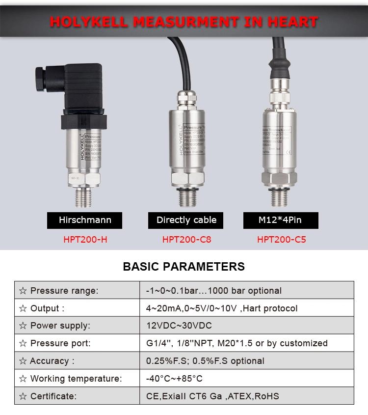 Gauge Pressure Analog Tank Liquid Level Transmitter