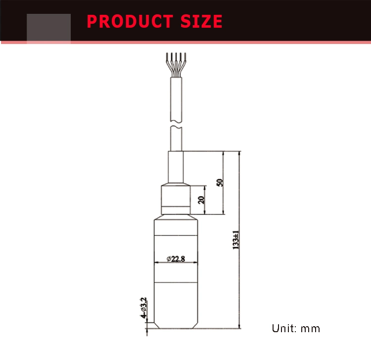 Static Storage Fuel Oil Tank Fuel Level Measurement Level Sensor