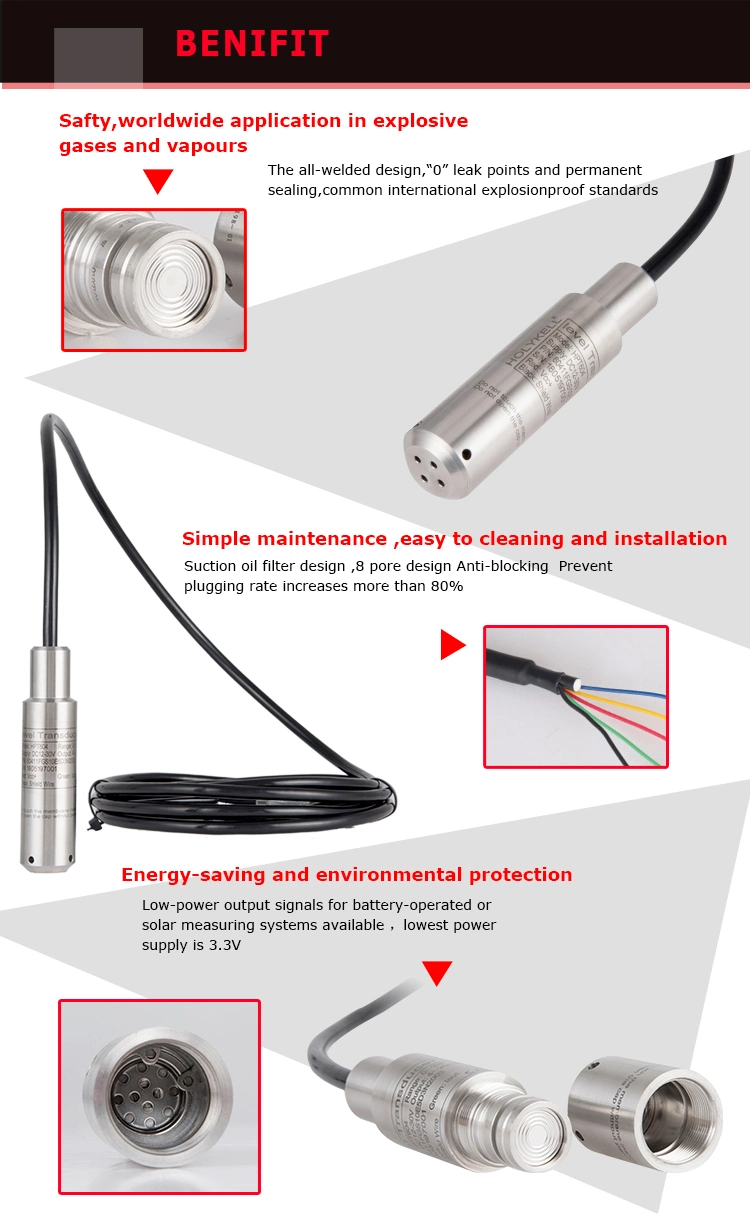 Static Storage Fuel Oil Tank Fuel Level Measurement Level Sensor