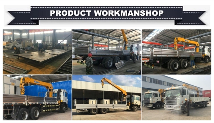 Dongfeng Crane Boom Hydraulic Lorry 10 Ton Knuckle Telescopic Boom Truck Mounted Crane for Sale