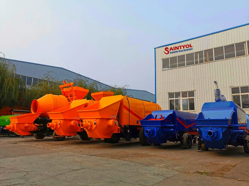 Small Concrete Pump for Fine Stone Aggregates