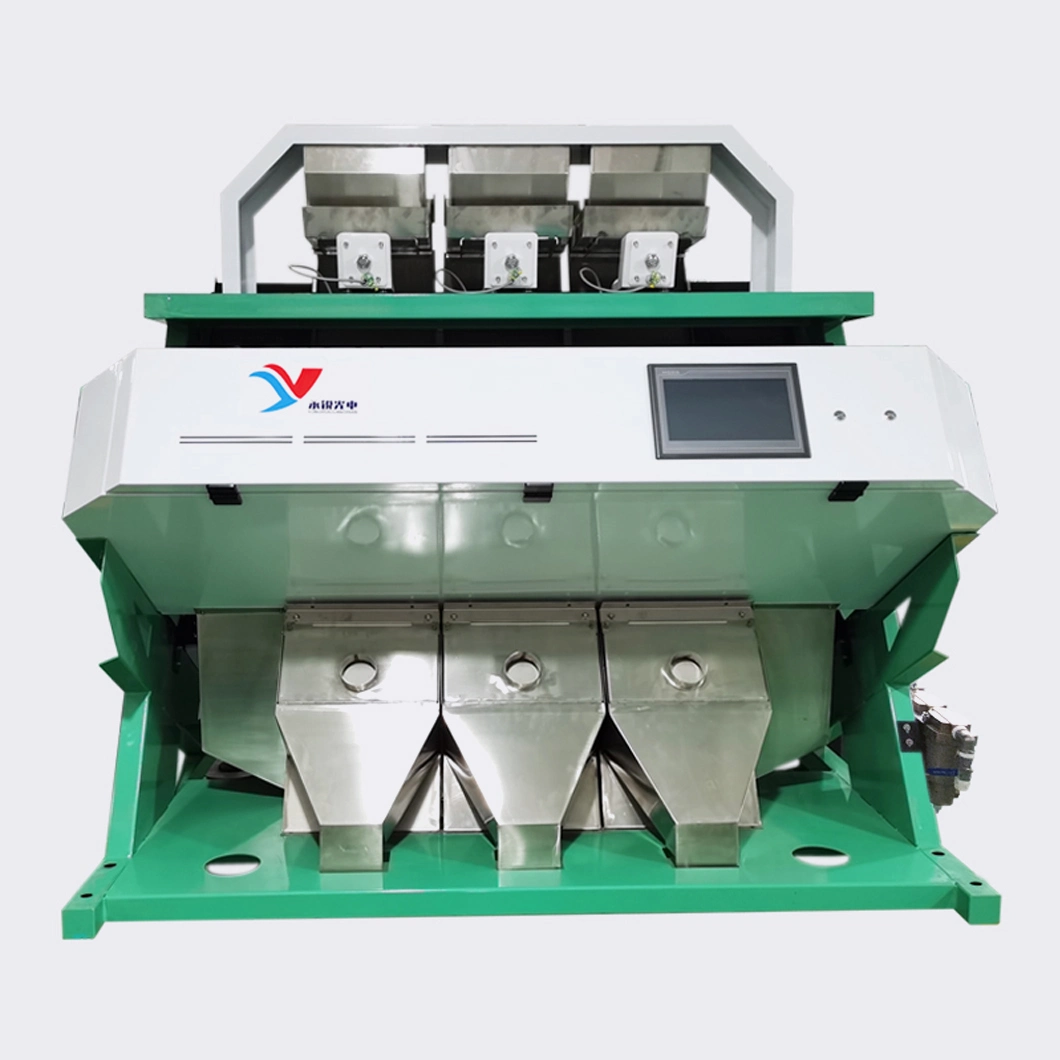 3 Chutes Large Output Intelligent CCD Color Sorter for Kidney Beans