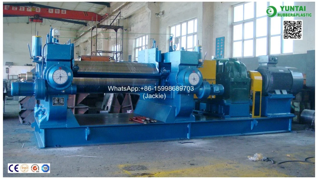 660 Bearing Rolls with Automatic Stock Blender Rubber Open Mixing Mill
